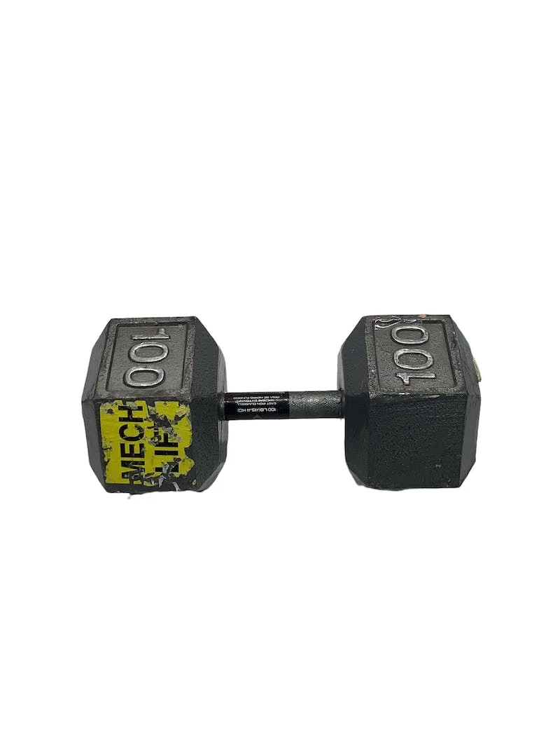 Free Shipping - *Other Brand Used 100 Lb Dumbbells
