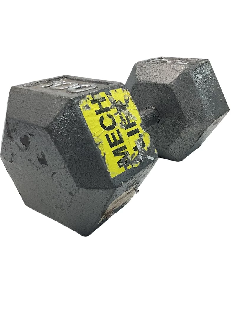 Free Shipping - *Other Brand Used 100 Lb Dumbbells - Image 3