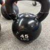 Shipping Included - Used GoFit 45 Lb Kettlebells Black