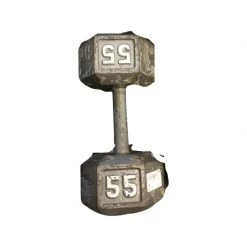 On Sale - *Other Brand Used 55 Lb Dumbbells Exercise And Fitness