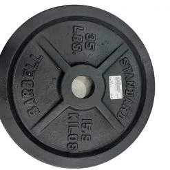 The Surprise Price - Used Troy 35 Lb Olympic Plate Sets Exercise And Fitness Black