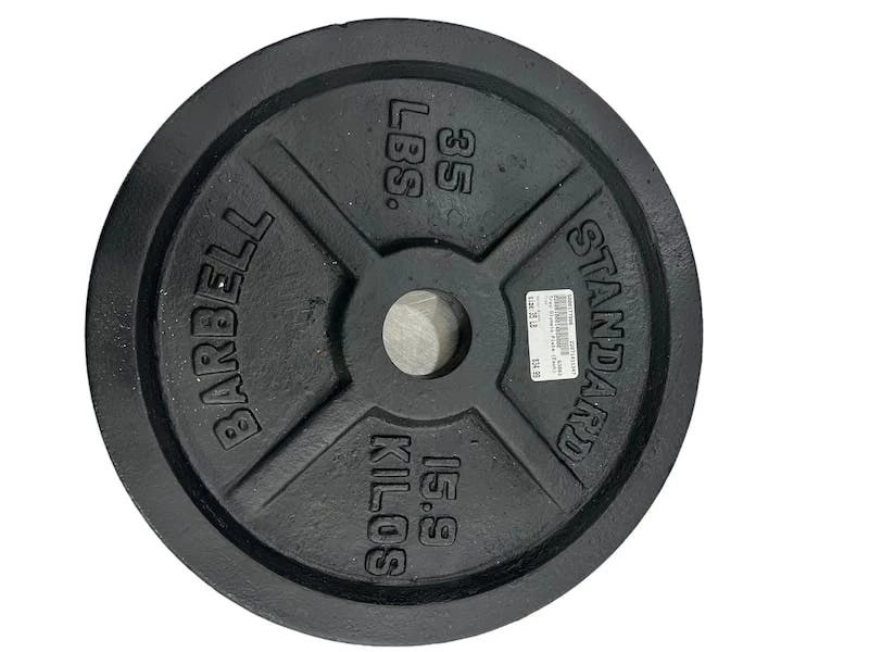 The Surprise Price - Used Troy 35 Lb Olympic Plate Sets Exercise And Fitness Black