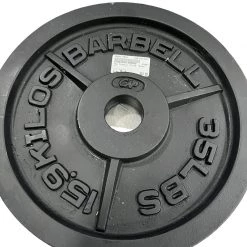 The Surprise Price - Used Cap 35 Lb Olympic Plate Sets Exercise And Fitness Black