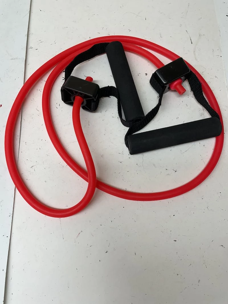 Discount - *Other Brand Used Heavy Resistance Band Exercise And Fitness Red