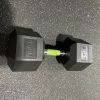 Free Shipping - *Other Brand Used 45 Lb Rubber Hex Dumbbell Exercise And Fitness