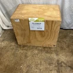 Free Shipping - *Other Brand Used PLYOMETRIC BOX JUMP Core Training Exercise And Fitness Brown