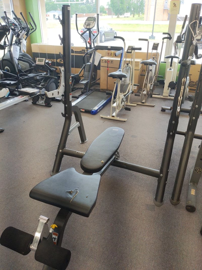 Discount - Used Hoist OLYMPIC BENCH Benches Exercise And Fitness