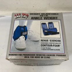 Free Shipping - *Other Brand Used ALL PRO 20LB SINGLE 20 Lb Exercise & Fitness Accessories Royal Blue