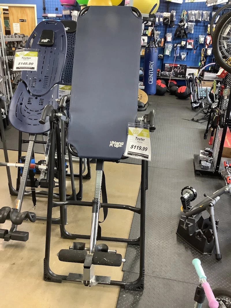 Best Price - Used Teeter HANG UP Inversion Tables Exercise And Fitness Navy Blue