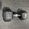 Free Shipping - *Other Brand Used 40 Lb Rubber Hex Dumbbell Exercise And Fitness