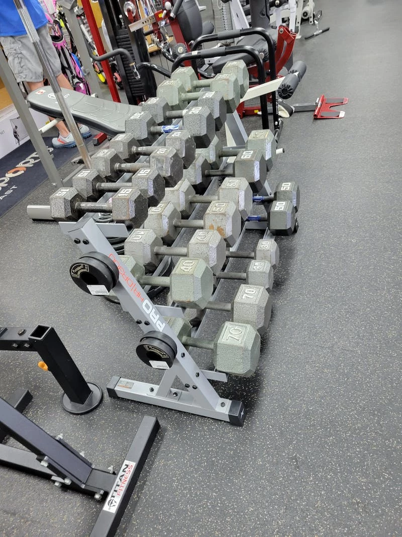 Best Price - Used Fitness Gear Dumbbell Weight Stands