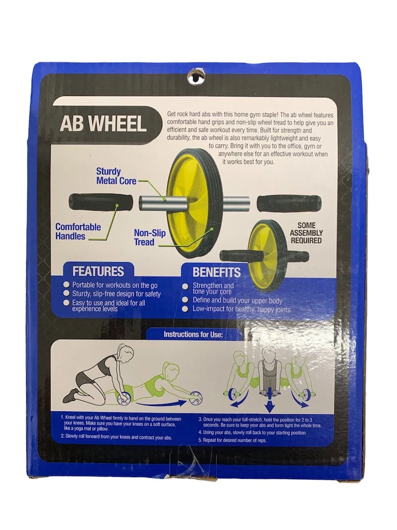 Discount - *Other Brand Ab Wheel Core Training Black - Image 2