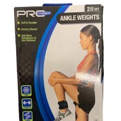 Best Price - *Other Brand Used 2 Lb Ankle Weights Exercise & Fitness Accessories Exercise & Fitness / Accessories Black
