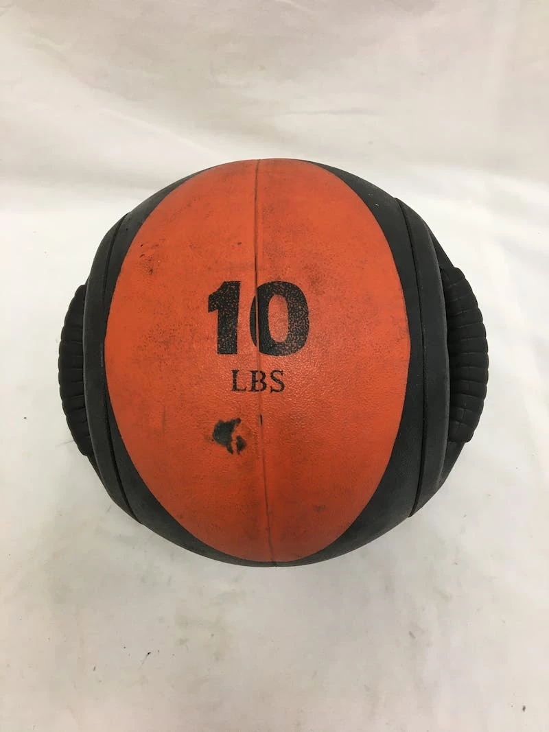 Free Shipping - *Other Brand Used 10 Lb CorBall Plus W/ Handles Core Training Exercise & Fitness / Core Training Orange