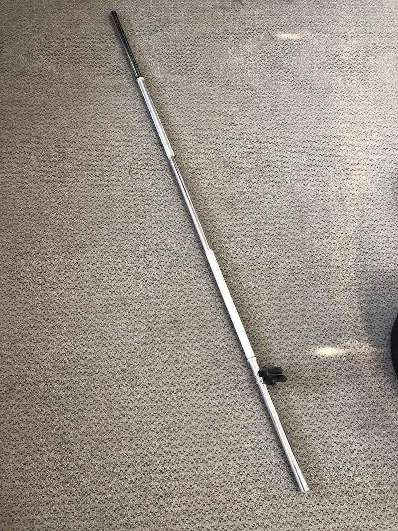 Discount - *Other Brand Used 6Ft Standard Bar With Collars Exercise & Fitness / Bars None