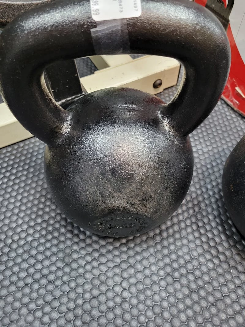 Best Price - Used *Other Brand 24 Kg Kettlebells Exercise & Fitness Black