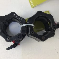 Discount - Used *Other Brand RAW BUILT OLYMPIC BAR CLAMPS Exercise & Fitness Accessories
