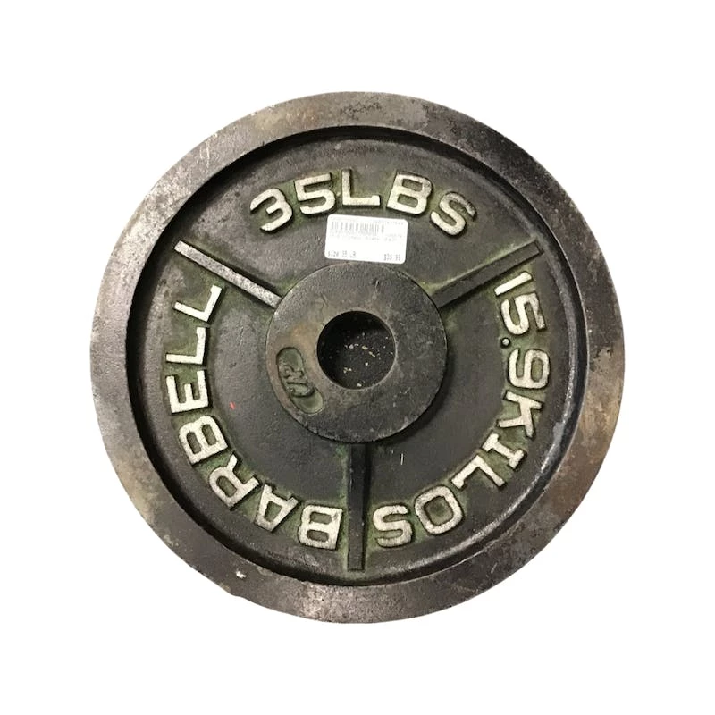On Sale - *Other Brand Used 35 Lb Olympic Plate Exercise & Fitness / Olympic Plates & Sets
