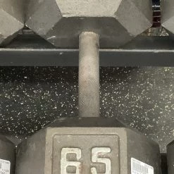 Discount - Used *Other Brand 65 Lb Dumbbells Exercise & Fitness