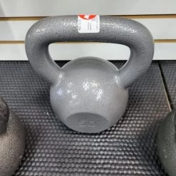 Best Price - New Cap 50 Lb Kettlebells Exercise & Fitness Grey