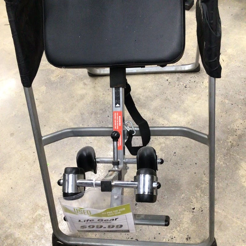 On Sale - Used *Other Brand LIFE GEAR INVERSION TABLE Inversion Tables Exercise & Fitness Black - Image 2