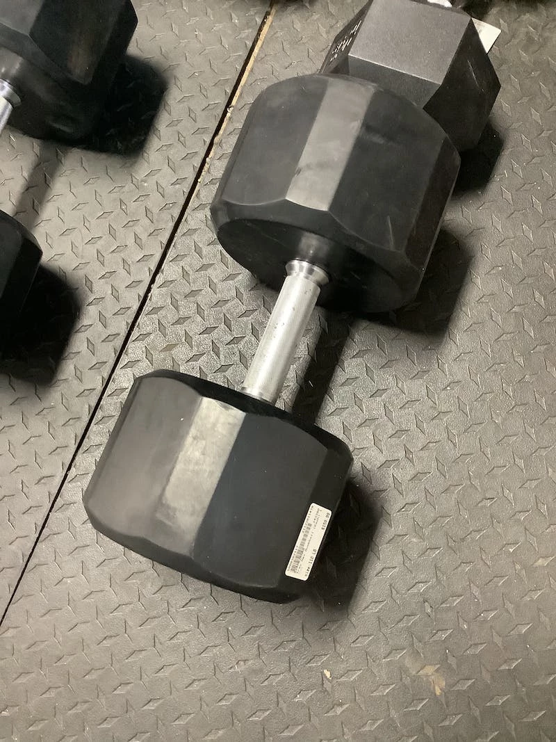 Shipping Included - Used Troy 110 Lb Dumbbells Exercise & Fitness / Dumbbells