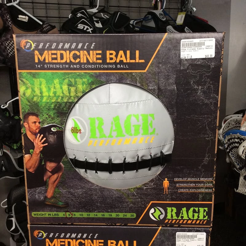 The Surprise Price - Used Rage Fitness Supply 6 Lb Exercise & Fitness / Core Training GREY