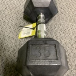 Free Shipping - Used *Other Brand 35 Lb Exercise & Fitness / Dumbbells
