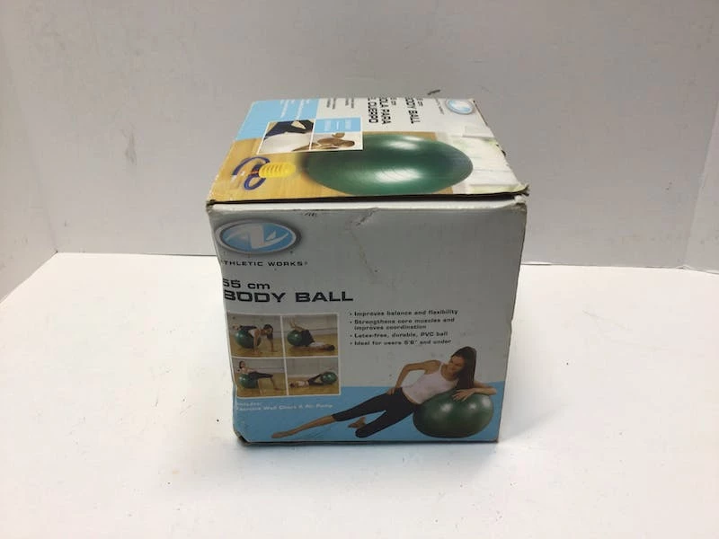 Shipping Included - *Other Brand Used Athletic Works Body Ball 55 Cm Exercise & Fitness / Core Training GREEN - Image 2