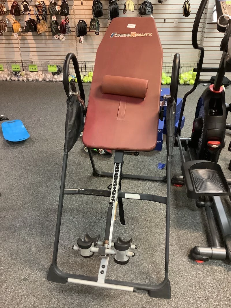 Best Price - Used *Other Brand FITNESS REALITY INVERSION TABLE Exercise & Fitness / Inversion Tables MAROON