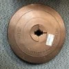 Shipping Included - *Other Brand Used Sears 25lb Standard Plate Exercise & Fitness BROWN