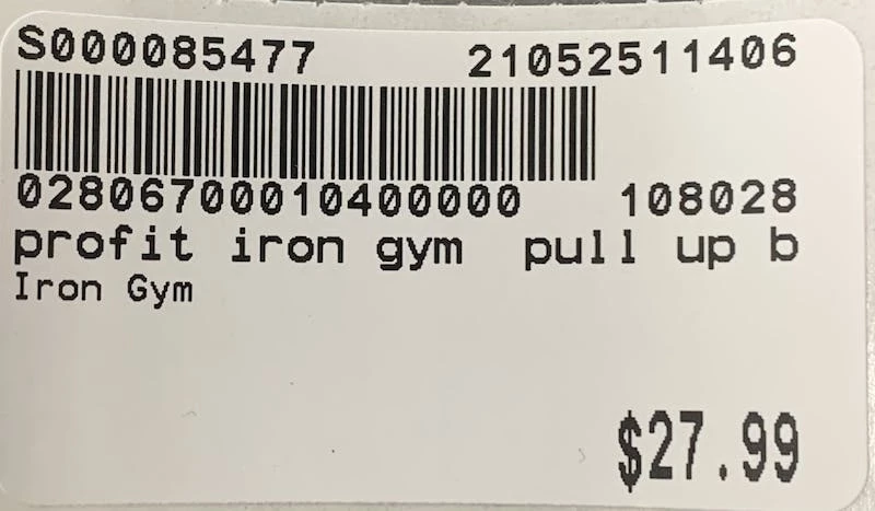 Free Shipping - Used Iron Gym Pull-up Bar Exercise & Fitness / Home Gyms - Image 3