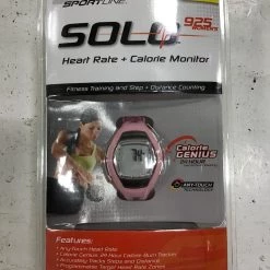 Free Shipping - Used Sportline Duo 925 WOMENS Watch Exercise & Fitness / Accessories