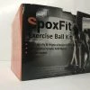 Discount - *Other Brand SpoxFit Exercise Ball Kit Core Training Exercise & Fitness Black