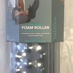 Free Shipping - Gaiam 13 INCH DEEP TISSUE FOAM ROLLER Exercise & Fitness / Core Training GREY