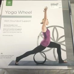 On Sale - Gaiam YOGA WHEEL Exercise & Fitness / Core Training BLACK