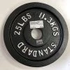 Discount - *Other Brand Used ADER 25 Lb Olympic Plate Exercise And Fitness Black