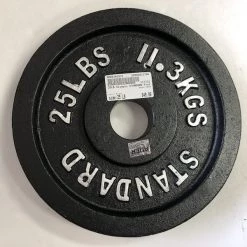 Discount - *Other Brand Used ADER 25 Lb Olympic Plate Exercise And Fitness Black