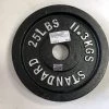 Free Shipping - *Other Brand Used ADER 25 Lb Olympic Plate Exercise And Fitness Black
