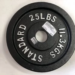 On Sale - *Other Brand Used ADER 25 Lb Olympic Plate Olympic Plate Sets Black