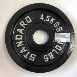 Shipping Included - *Other Brand Used ADER 10 Lb Olympic Plate Exercise And Fitness Black