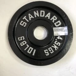 The Surprise Price - *Other Brand Used ADER 10 Lb Olympic Plate Olympic Plate Sets Black