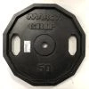 Shipping Included - Used Marcy GRIP PLATE 50 Lb Standard Plate Exercise And Fitness Black
