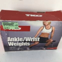 The Surprise Price - Used TKO 10LB ANKLE/WRIST WEIGHTS 10 Lb Exercise And Fitness Accessories Exercise & Fitness Black