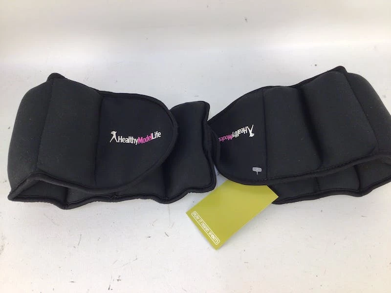 The Surprise Price - *Other Brand Used HEALTHY MODEL LIFE 2 X 5LB ANKLE WEIGHTS 5 Lb Exercise And Fitness Accessories Black